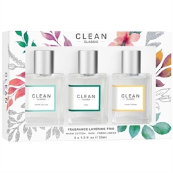 Clean Fragrance Layering Trio Set 3 x 30ml