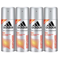 ADIDAS Adipower Man Deodorant spray 150 ML x 4