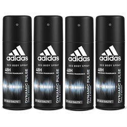 ADIDAS Dynamic Pulse For Him Deodorant Spray 150ml x 4