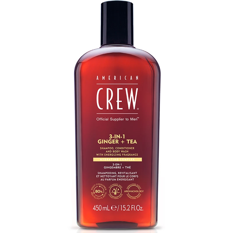 American Crew 3-in-1 Ginger + Tea 450ml
