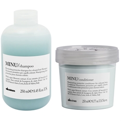 Davines Minu Shampoo + Conditioner sampak