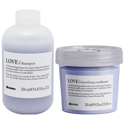 Davines Love Smoothing Shampoo + Conditioner sampak