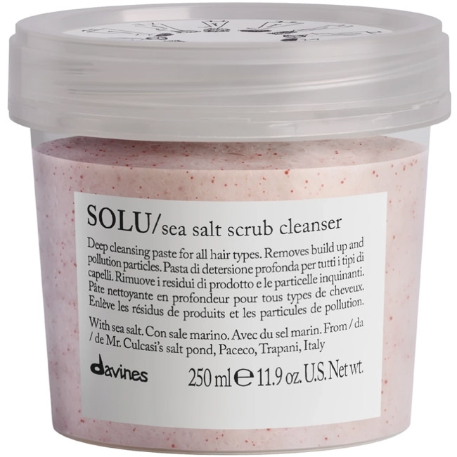 Davines SOLU Sea Salt Scrub Cleanser 250 ml