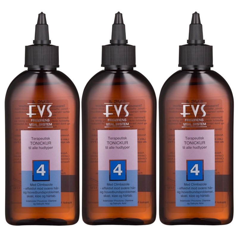 Frisørens Vital System Tonic 4 (FVS 4) 200ml - 3 stk
