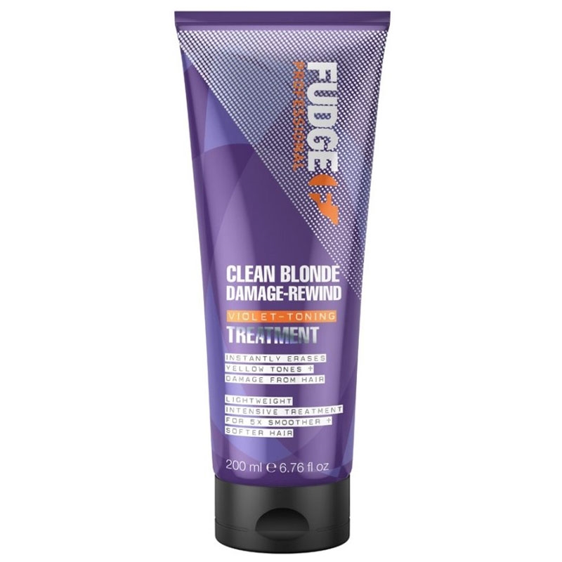 Fudge Clean Blonde Damage-Revind Violet-Toning Treatment 200ml