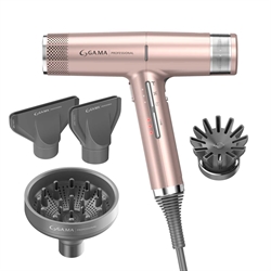 GAMA Professional iQ2 Hair Dryer - Rosegold (Føntørrer)