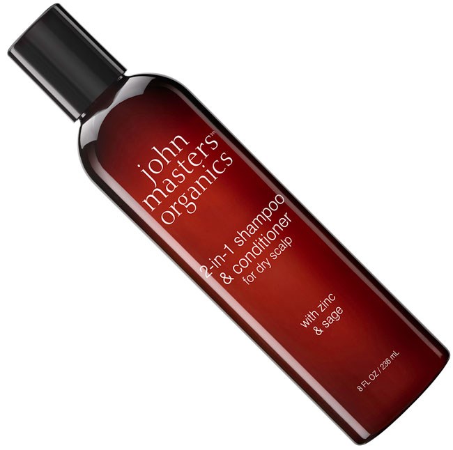 John Masters 2in1 Shampoo And Conditioner Zinc & Sage 236ml