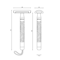 Mühle Companion DE-Skraber, Unisex, Grå