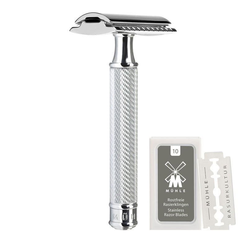 Mühle R89 DE-Skraber med 10 Mühle barberblade