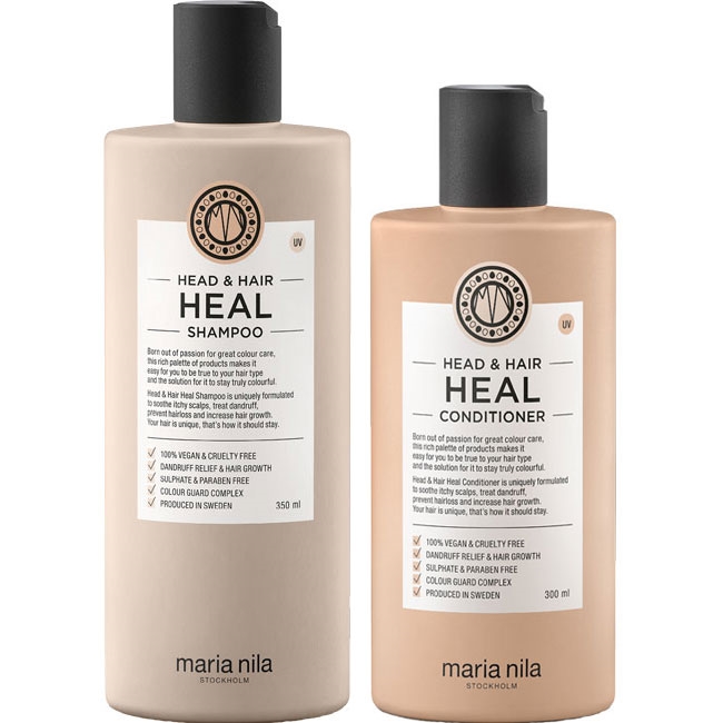 skrive et brev Bemærk Konkurrere Maria Nila Head & Hair Heal Shampoo + Conditioner | 399 DKK