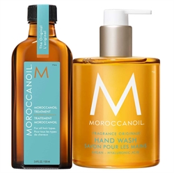 Moroccanoil Oil Treatment 100ml + Hand Wash 360ml