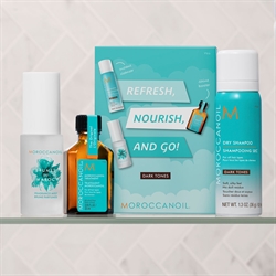 Moroccanoil Refresh, Nourish & Go kit DARK