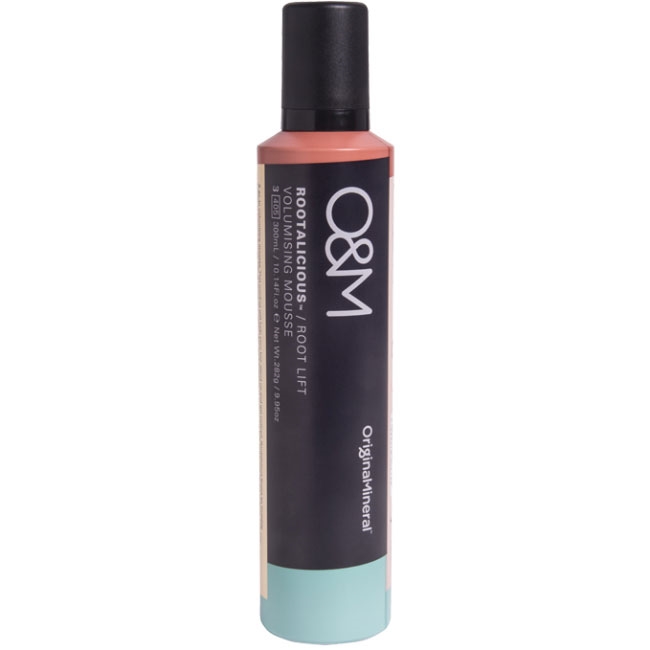 O&M Rootalicious Root Lift Volumising Mousse 300ml