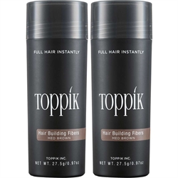 Toppik Hair Building Fibers Medium Brown 27,5g x 2