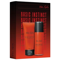 Van Gils Basic Instinct Deo Spray 150ml + Shower Gel 150ml