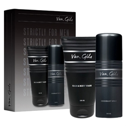 Van Gils Strictly For Men Deo Spray 150ml + Hair & Body Wash 150ml