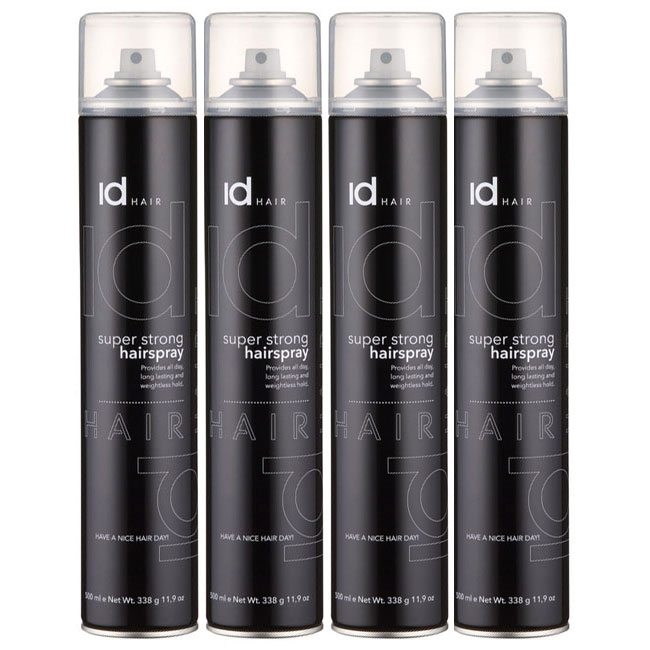 Id Hair Super Strong Hairspray 500ml x 4